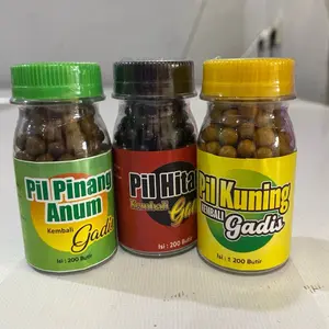 Boba paket isi 3 hijau-hitam-kuning