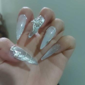 Product Review of (T-38)nail book thiết kế giá rẻ by chichi nail hút mắt mèo đính cham xinh lung linh from м** 0