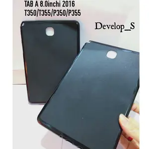 SoftCase Silicon SAM Galaxy Tab A 8.0inchi 2015 / 2016 SM-T350 T355 P350 P355 Tpu Hitam Tablet