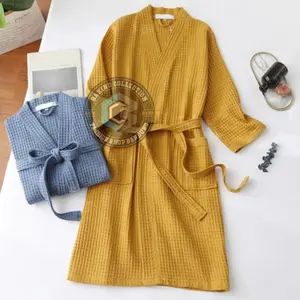 Kimono Handuk Bathrobe Waffle Luxury Hotel Kimono Hotel Super Mewah Kimono Handuk Waffle Kimono Baju Cotton Premium