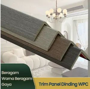 Trim Panel Dinding WPC/LIST SUDUT SIKU L WPC WALLPANEL/ LIS PENUTUP WPC