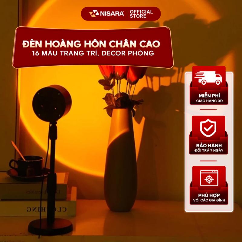 Đèn hoàng hôn 16 màu Có điều khiển chuyển đổi màu khác nhau hoàng hôn, mặt…