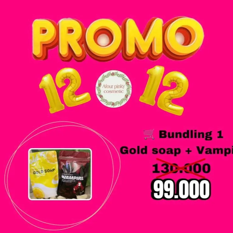 Paket bundling sabun vampire dan gold
