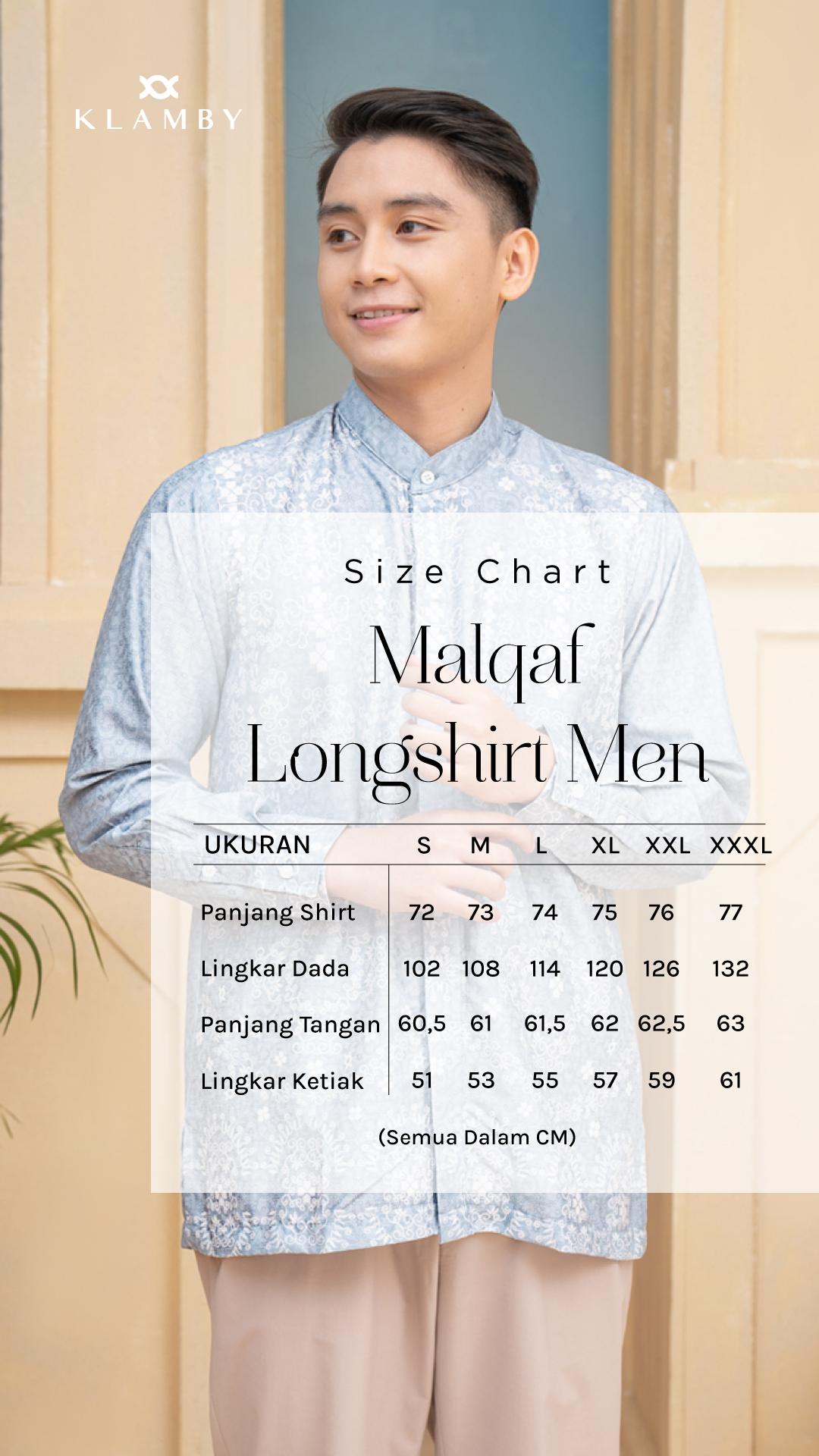 Klamby - Malqaf Long Shirt Men Snowy Pearl