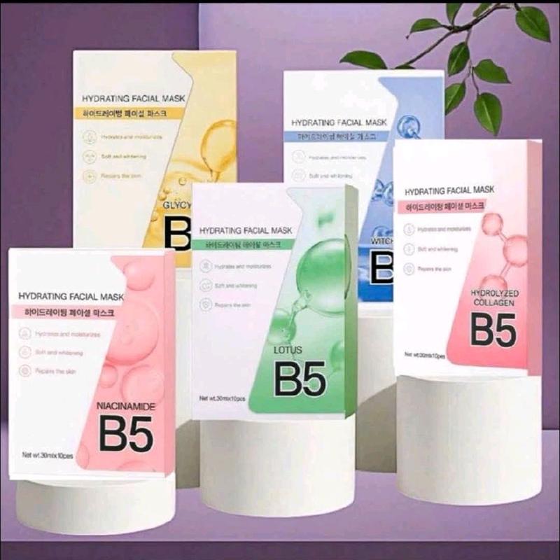 Mặt Nạ Giấy B5 Mask Hỗ Trợ Làm Đẹp Cấp Ẩm, Sáng Da, Giảm Mụn, Tái Tạo Da Và…