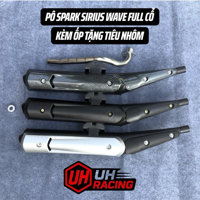 Pô Sirius Pô Spark Pô Ex10 gắn Sirius móc êm Full Ốp pô Spark hàng 1.1 gắn như zin Phụ Kiện Phụ Tùng xe máy UH Racing
