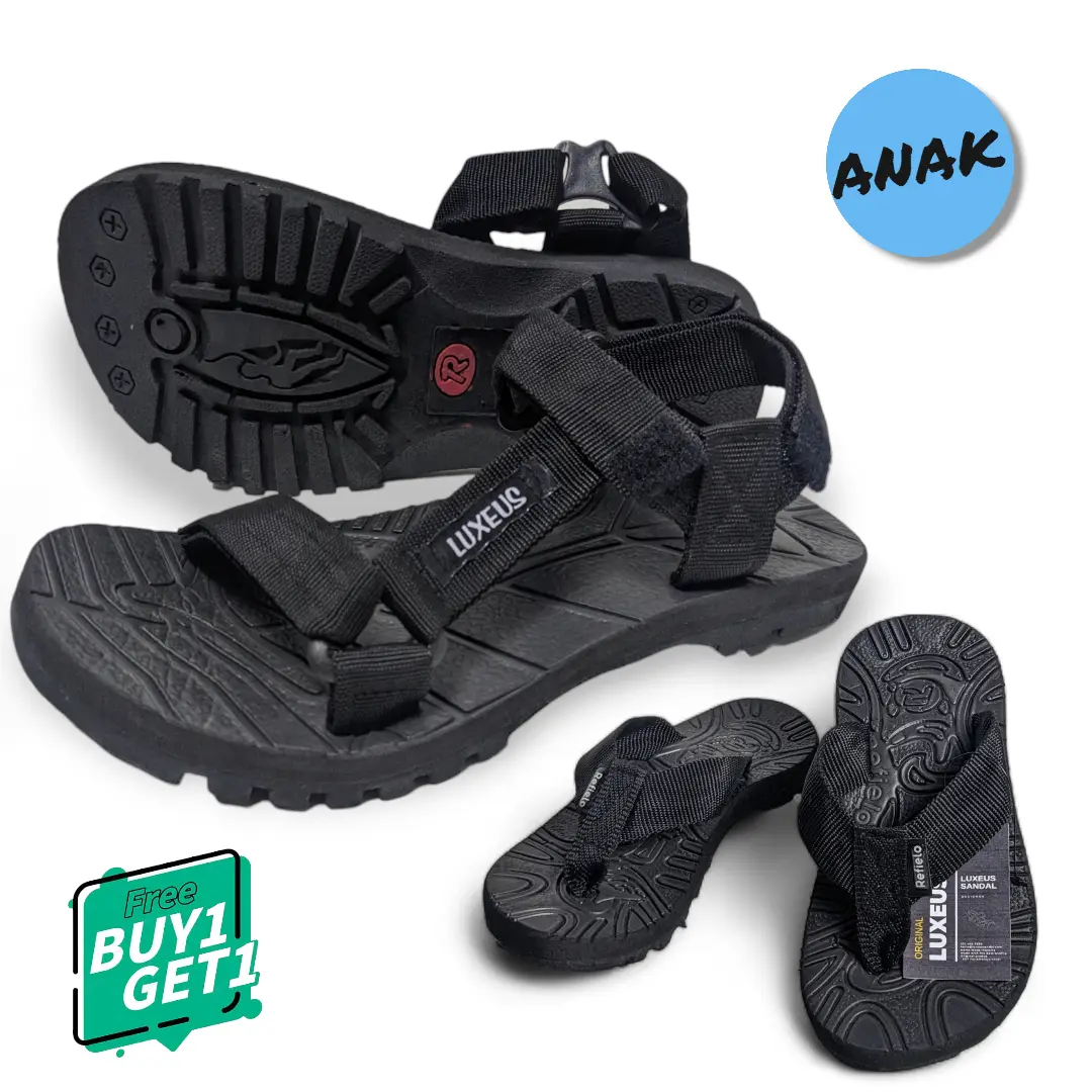 LUXEUS SANDAL GUNUNG ANAK LAKI-LAKI BELI 1 GRATIS SENDAL JEPIT GUNUNG BEBAS PILIH WARNA DAN UKURAN GRATIS ONGKIR Fashion
