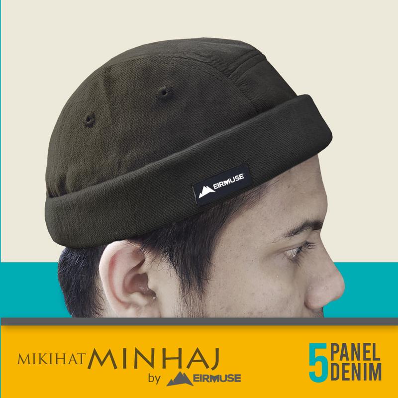 Topi Miki Hat Premium MINHAJ by Eirmuse Peci Gaul Coklat Hitam 5