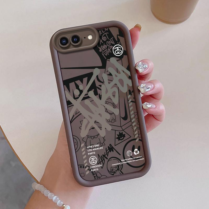 Ốp Điện Thoại, Ốp Cho iPhone 7 Plus Và iPhone 8 Plus, Bảo Vệ Chống Sốc Toàn Thân, Phong Cách Cổ Điển Lì Mềm Mại, Với Thiết Kế Hoạt Hình 5