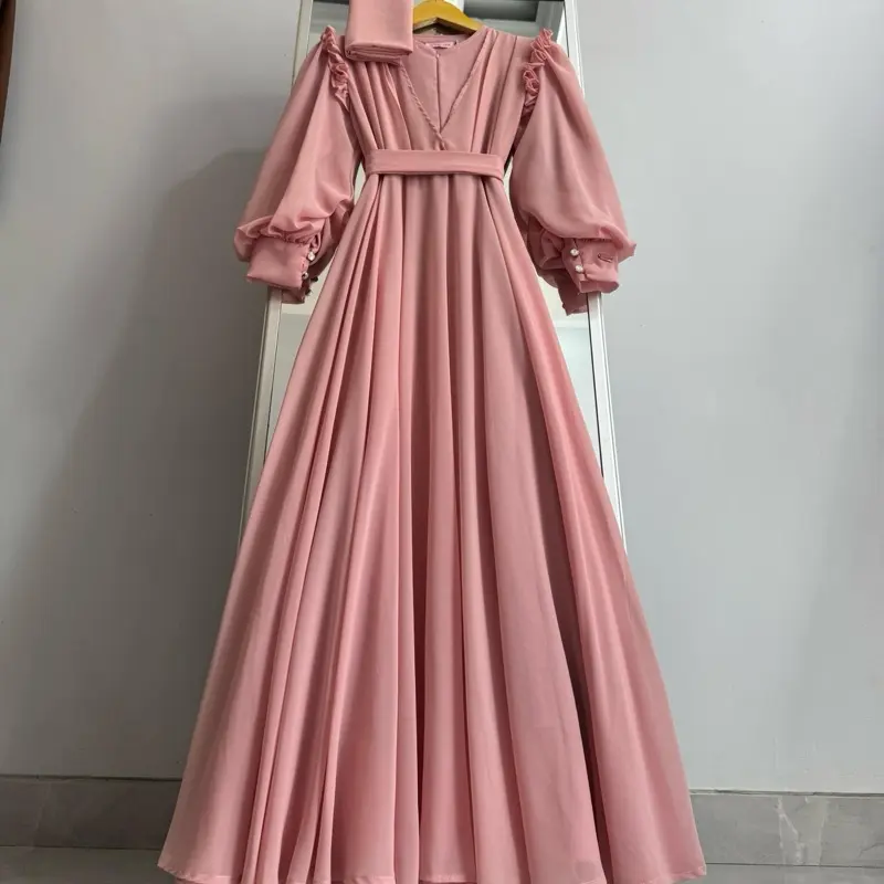 Anisha gamis lebaran set hijab by daily ukhti boutique 7