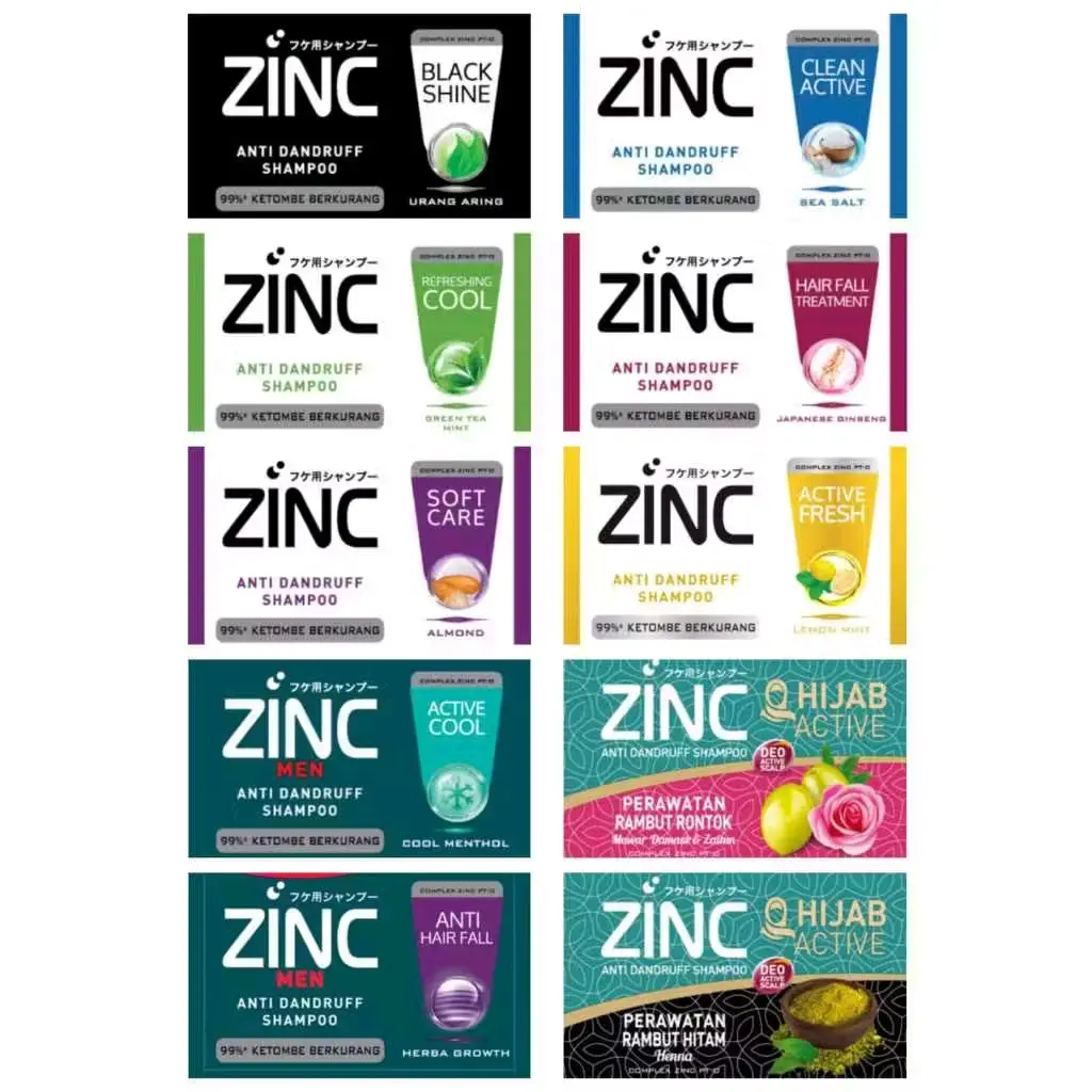 grosir | shampoo zinc sachet rencengan