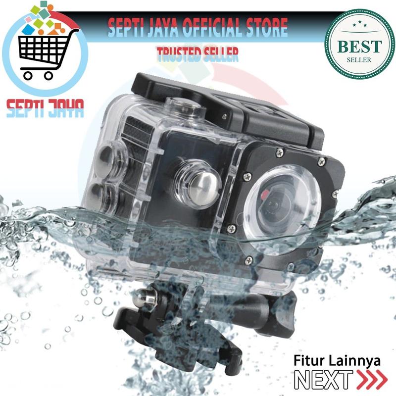 Product Introduction of Kamera Aksi Action Sport Cam Camera Wifi Resulusi Ultra Full HD 1080P 4K Waterproof Anti Air Kamera Olah Raga Sportcam APP Control Monitoring 10