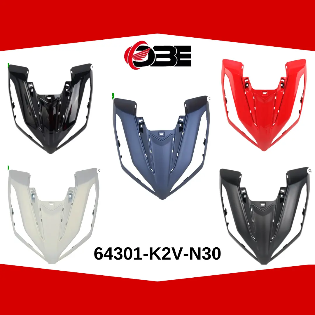 64301K2VN30  Cover Tameng Depan  Honda Vario 125 eSP K2V MERAH HITAM PUTIH DOFF & BIRU DOFF