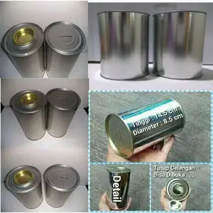 grosir celengan nabung viral 20 PCS buka tutup polos full kaleng ukuran 14 cm x 8.5 cm
