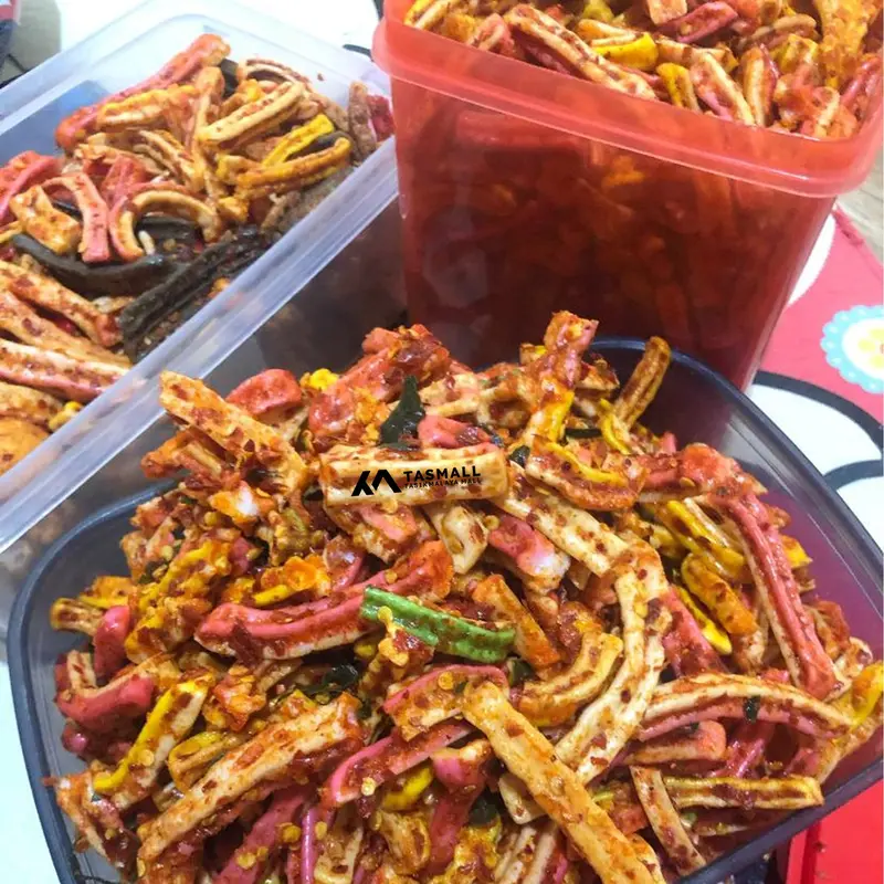 500gram - SiCudla SEBLAK CAMPUR - [ SEBLAK BETON - SEBLAK ASBES - SEBLAK SISIR - SEBLAK KERUPUK MIE] RENYAH - PEDAS CHILI OIL 4