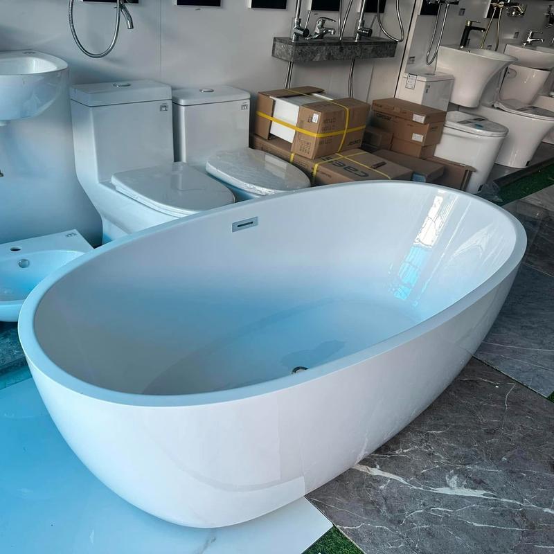Bồn tắm Oval Hình Trứng nhựa Acrylic RegalBath 1m7