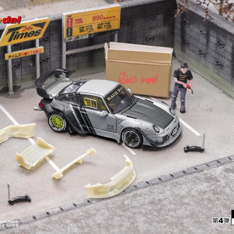 Star Model RWB993 GT Wing - Supreme Red Reguler & Cyberpunk Silver Reguler 5