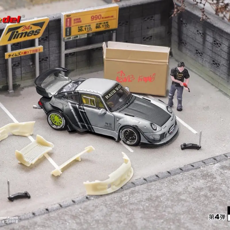Star Model RWB993 GT Wing - Supreme Red Reguler & Cyberpunk Silver Reguler 5