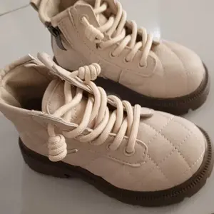 PreciousOne - Sepatu boot anak motif kotak-kotak 3d kualitas premium-6929