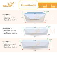 Gambar SEALPAK Lunchbox Kertas PE Dalam Tebal Food Grade | ISI 50 Pcs | Ukuran S M L | Polos - Medium dari SEALPAK Kota Administrasi Jakarta Pusat 5 Tokopedia