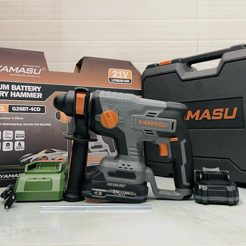 MÁY KHOAN BÊ TÔNG PIN YAMASU G26BT-4CD