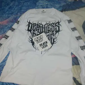 DEATHLESS KAOS LENGAN PANJANG | VADEMORT | PUTIH |  LS SERIES