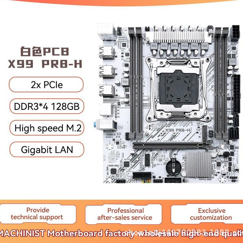 MACHINIST X99-PR8-H White motherboard DDR3 LGA2011-3NVMEM.2 - TikTok ...