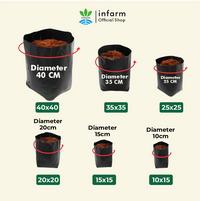 Gambar INFARM - Paket 40pcs Polybag 35x35, Polybag Planter Berkualitas Super Kuat Awet Tidak Mudah Robek dari Infarm Kota Surabaya 4 Tokopedia