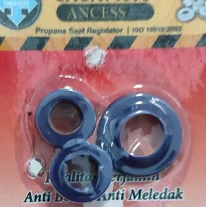 TOSERBA Karet Pengaman Regulator dan Tabung Gas Elpiji-Inchristo 1 Sachet Bahan Silikon Anti Bocor dan Anti Meleleh