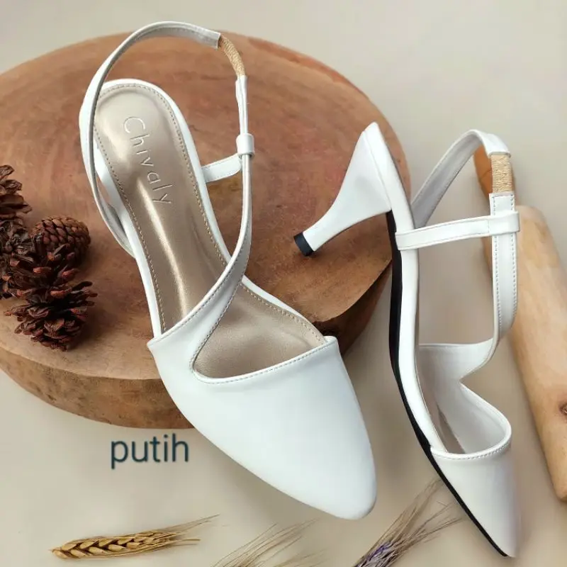 Chivaly Collection VIOLLA Sepatu Mules Sandal Wanita Heels 6 cm