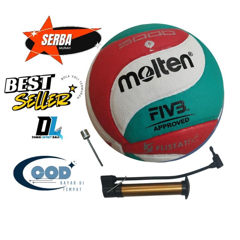 Bola voli m5000 press voly terbaru berkualitas Ball Outdoor Volley Volly Olahraga 0