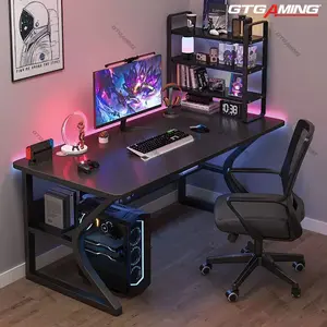 GTGAMING Meja Komputer / Meja Gaming / meja komputer serat karbon/ Meja Komputer 120cm / Meja Komputer 100cm /Meja Belajar /Meja kantor Minimalis Furniture