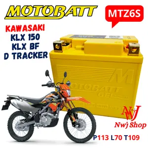 AKI KERING MOTOR KLX 150 D TRACKER KLX BF MTZ6S MOTOBATT GTZ7S GTZ6V YTZ6V MF