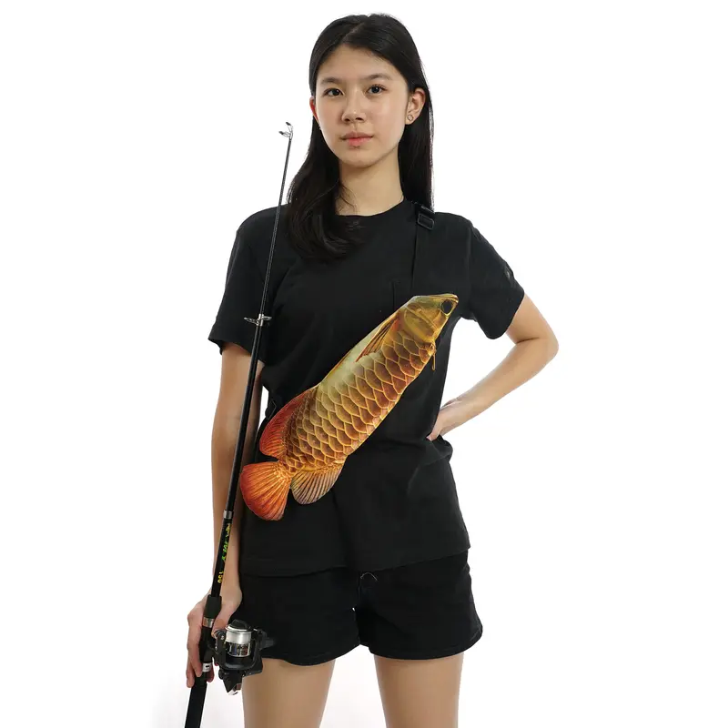 Tas Punggung Ikan Arwana Viral Canvas Tebal dengan Furing Daging Ikan Cetak Oeko Tex 100 Class 1 Tas Buckle Bumbag 3