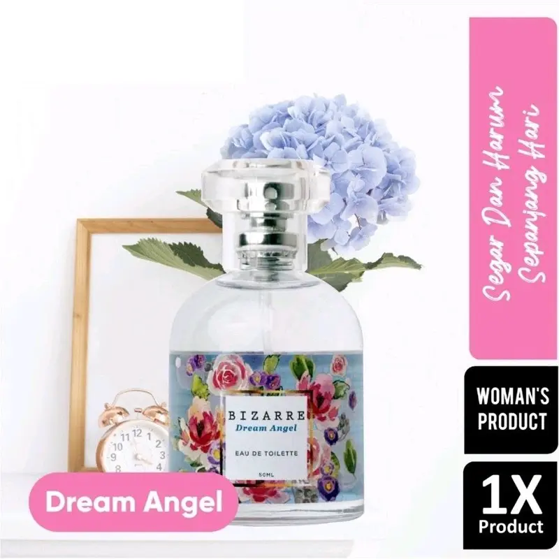 PARFUM EAU DE TOILETTE BIZARRE 50 ml/ MINYAK WANGI/ EDT SPRAY TAHAN LAMA/ Parfum/ Wangi/ Tahan Lama/ Wanita/ Pria/ Segar dan Harum/ Wanita/ Perfume 7