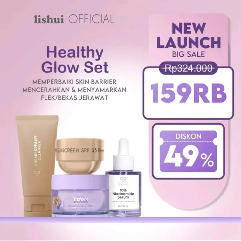 [ SUPER SALE  LANGSUNG KIRIM ] LISHUI ACNE TREATMENT SET LISHUI CREAM PENGHILANG JERAWAT DAN BEKAS JERAWAT BERUNTUSAN BPOM DISTRIBUTOR DEPOK 3