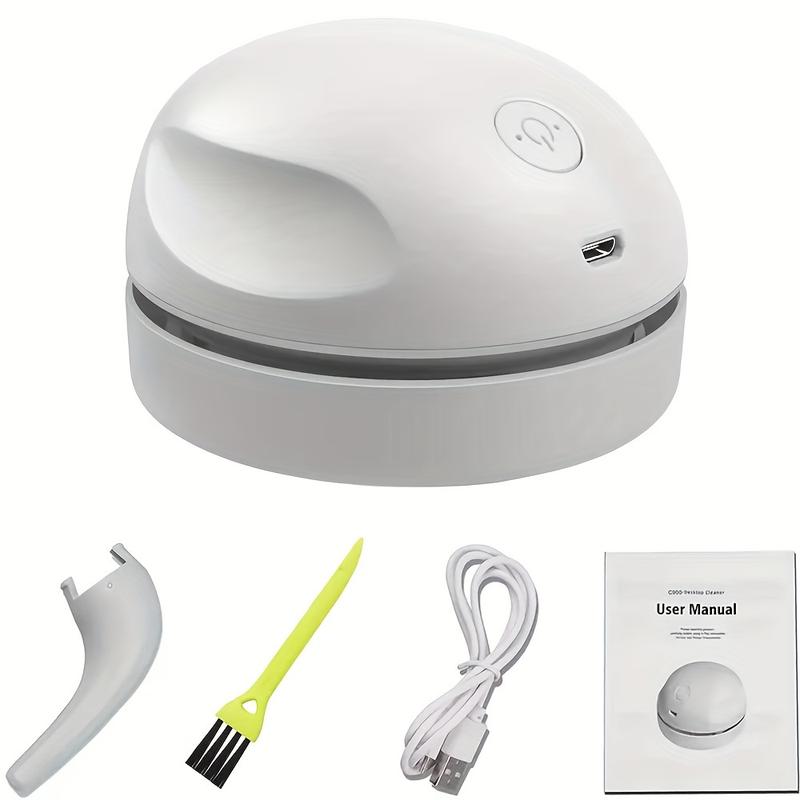 Product Introduction of Desktop Vacuum Cleaner USB Charging With VacuumNozzle Cleaning Brush Suitable For Car Cleaning And Desktop Dust Removal 2