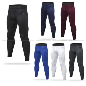 HIGHWAY Lejjing Kompresi Panjang Pria Olahraga Sport Celana Ketat Baselayer Manset Running Renang Pakaian Outdoor Legging