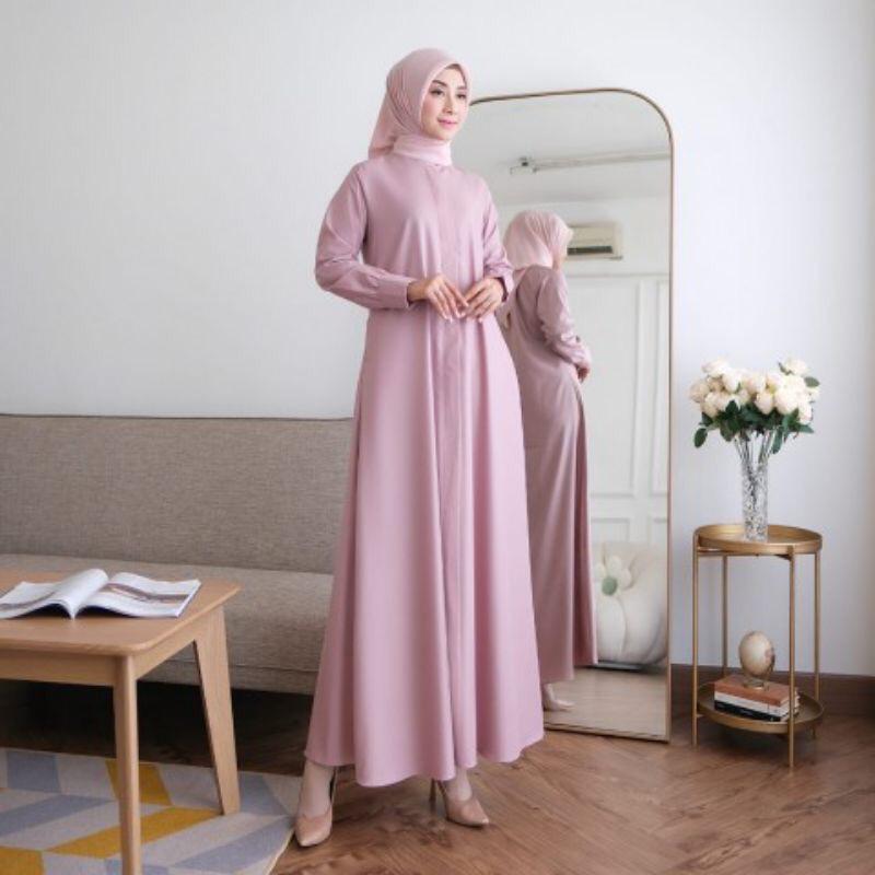 Product Introduction of Gamis madina laura katun premium toyobo elegant Muslim Wanita 24