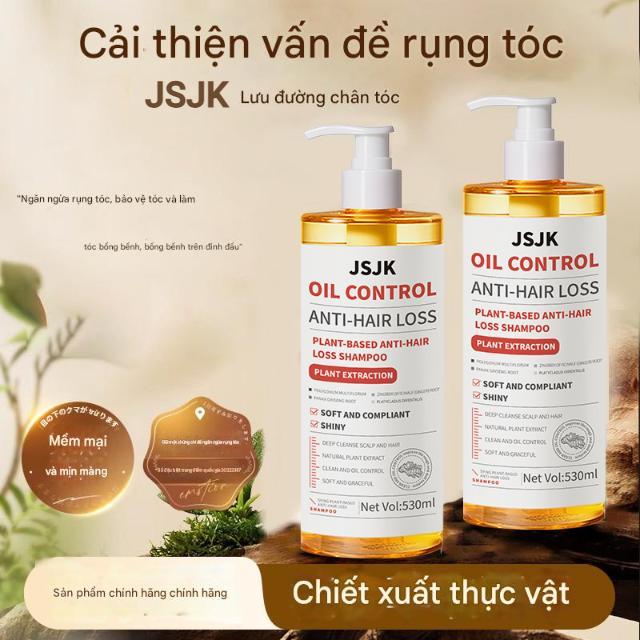  JSJK Dầu Gội Chống Rụng Gừng Thực Vật Để Kiểm Soát Dầu Bồng Bềnh Và Ngăn Ngừa Rụng Tóc Chứa Lá Cây Phong Sữa 
