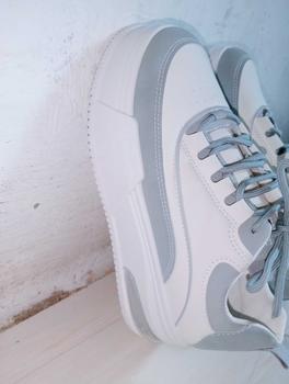Product Review of GSI Rossy Sepatu Sneakers Wanita Jeno Casual Shoes Kasual Karet Running Sport Olahraga Korean Style Hitam Cewek 1325 from I**🐣 1