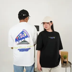 Graphic Oversize T-Shirt "Simply Basic The Pizza Court"