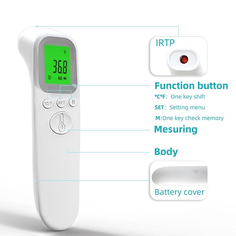 AIQUE High-precision digital infrared thermometer 1 second temperature measurement non-contact thermometer 9