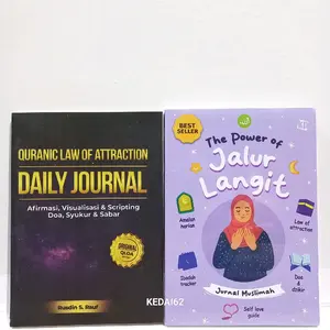 Paket isi 2 Buku Motivasi Islami Bestseller Daily Journal + The Power Of Jalur Langit
