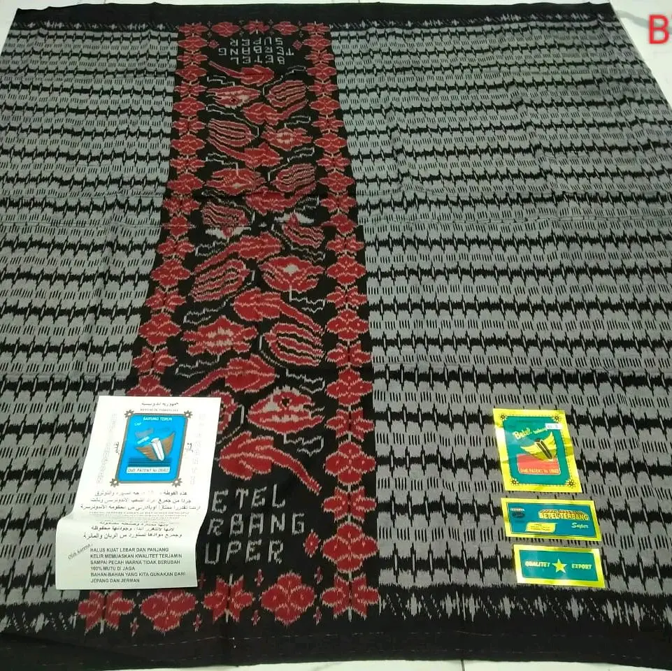 *Sarung Goyor* *Merek Betel Terbang* *Jahit tengah*️ *Bahan halus dan lembut* *Original*