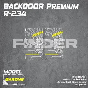 FINDER BACKDOOR AKRILIK R 234 Plastik Special Super OKE