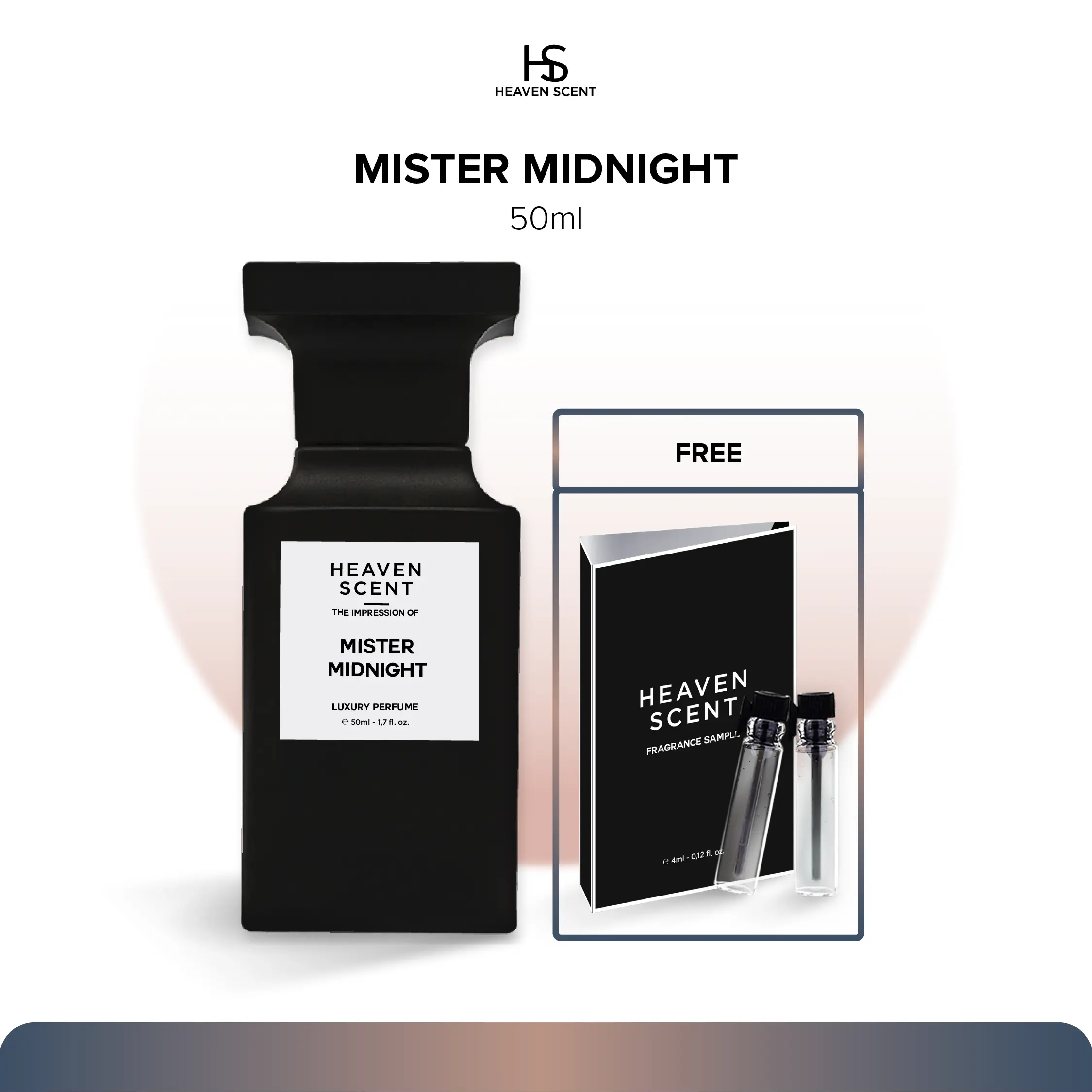 Heaven Scent SBY - Mister Midnight 50ml Parfum Pria