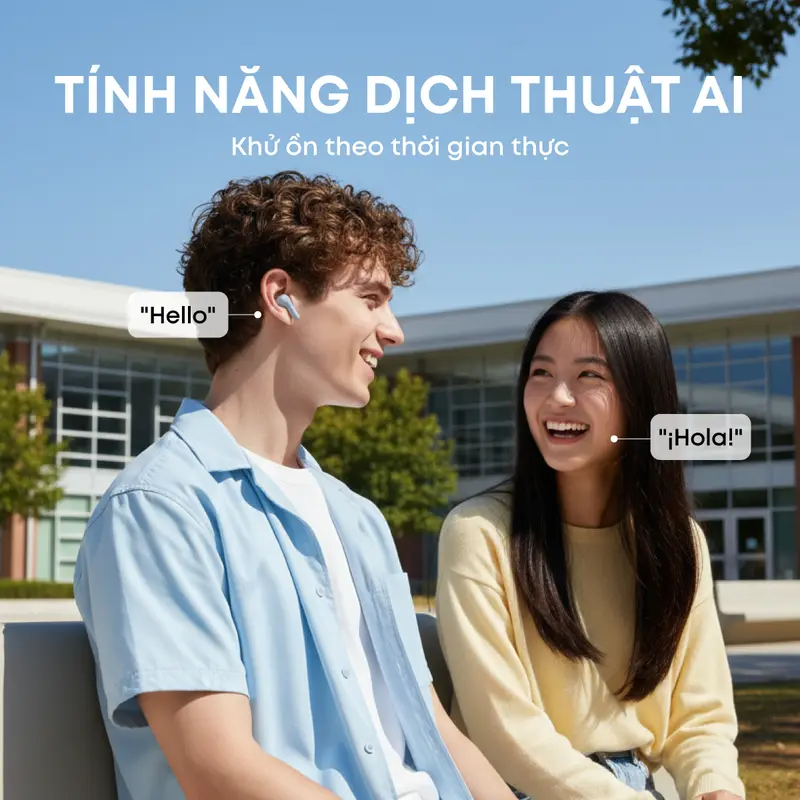[KOC] Tai nghe bluetooth không dây chống ồn Soundcore R60i NC chống ồn ANC | 6 Mic đàm thoại AI| Dịch thuật| 50 giờ phát nhạc- Tai nghe không dây- Tai nghe bluetooth pin trâu- Bảo hành 18 tháng- Hàng chính hãng | BigBuy360 - bigbuy360.vn