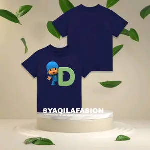 KAOS ANAK GAMBAR POCOYO/KAOS ANAK ANIMASI KARTUN/KAOS ANAK/KAOS ANAK BAHAN COTTON COMBED 30'S Kids Fashion
