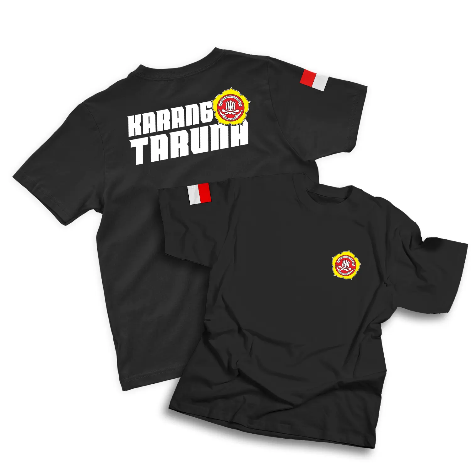 Kaos KARANG TARUNA Tshirt baju katun distro cotton combed 30s UNISEX kaos ORGANISASI MASYARAKAT DESA Oblong Sablon Pria Keren